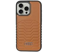 Custodia Audi MagSafe marrone per iPhone 15 Pro Max