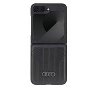 Custodia Audi MagSafe nera per Samsung Galaxy Z Flip6.