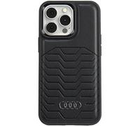 Custodia Audi MagSafe per iPhone 13 Pro in pelle sintetica nera