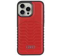AUDI Custodia Cover MagSafe per Apple iPhone 15 Pro, Rosso
