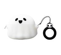 Custodia Auricolari Fantasma - Custodia Protettiva con Portachiavi, Anticaduta Fosforescente Unisex per Adulti e Bambini