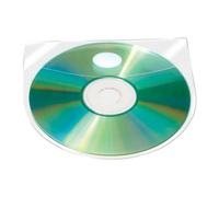 Custodia autoadesiva per CD/DVD Q-Connec Conf. 10 pezzi - KF27032