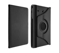 Custodia Avizar con supporto a libro nera per Samsung Galaxy Tab E 9.6