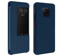 Custodia Avizar blu scuro con finestra Smart Touch per Huawei Mate 20 Pro