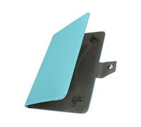 Custodia Universale Tablet 10 Pollici Similpelle Funzione Supporto Video Celeste