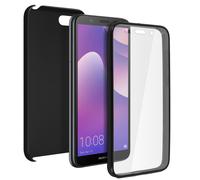 Custodia Avizar doppia in silicone nero per Honor 7S/Huawei Y5 2018