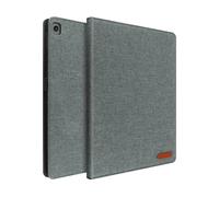 Avizar, Cover Porta Carte iPad 9 2021 iPad 8 2020 iPad 7 2019 Tessuto, Grigio
