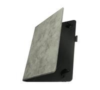 Custodia Universale Tablet 10 Pollici Similpelle Effetto Marmo Supporto Grigia