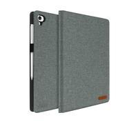 Cover Porta Carte Apple iPad 5 / 6 / Air Tessuto grigio