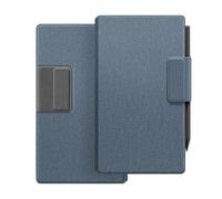 Custodia Ayotu per Remarkable Paper Pro Move, tessuto imitazione fine, porta penna ripiegabile, auto on/off, microfibra, magnete potente (Blu polveroso)