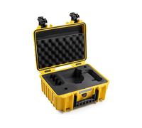 B&W International B&W Custodia per drone DJI Flip Fly More Combo - 3000 (PP.117) Giallo - Impermeabile secondo la certificazione IP67, antipolvere, infrangibile e indistruttibile, giallo., 37 x 30 x
