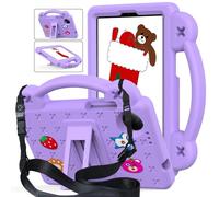 Custodia Bambini Compatibile per Xiaomi Redmi Pad SE 8,7 Pollici 4G 2024 Tablet, Cover Protettiva EVA Antiurto con [Tracolla] [Maniglia], Viola