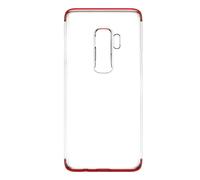 Custodia Baseus Armor Custodia trasparente in TPU con rinforzo in TPE per Samsung Galaxy S9 Plus - Rosso