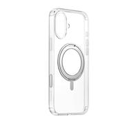 Custodia Baseus SkyRing 360° magnetica trasparente con supporto per iPhone 16