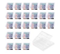 Custodia Batteria in Plastica,Scatola per Batteria,per Batterie AA/AAA,Custodia Portatile,Trasparente,Plastic Storage Battery Box(Batterie Non Incluse) (12)