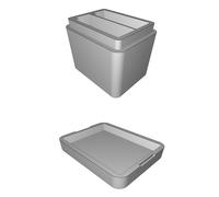 Custodia Batterie per GoPro Hero 4 Doppio Supporto Protezione Scatola