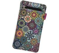 Custodia Bertoni in feltro per smartphone ad esempio iPhone 14/14 Pro Max/13/13 Pro/12/11, Galaxy S23+/S22 Ultra/S21+/S20, Redmi Note, Pixel 7/6 - Custodia da donna con custodia in feltro (XXL,