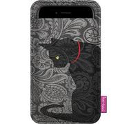 Custodia Bertoni in feltro per smartphone ad esempio iPhone 14/14 Pro Max/13/13 Pro/12/11, Galaxy S23+/S22 Ultra/S21+/S20, Redmi Note, Pixel 7/6 - Custodia da donna con custodia in feltro (XXL, Klex)