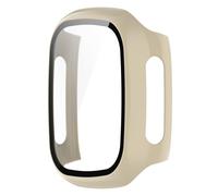 COPERTURA PROTETTIVA INF Custodia avorio in PC e vetro temperato, compatibile con Xplora X5 Play Bianco, Vetro temperato PC+H9