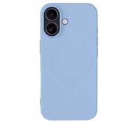 Custodia BigBen Connected Silicone Opaco Azzurro Celeste MagSafe per iPhone 17