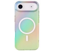 Custodia Bigben Ibrida MagSafe TPU+PC Trasparente Iridescente per iPhone 17 Air