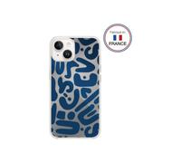 Custodia - Bigben - iPhone 13/14 - Resina - Motivi blu - Fabbricata in Francia