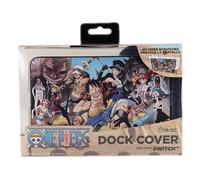 FR-TEC Carcasa Protectora One Piece Nintendo Switch One Piece Dressrosa - Protege el Dock y Evita Rayaduras - Incluye 6 Ranuras
