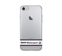 Custodia BMW BMHCP7TRHWH Trasparente Orizzontale Bianco/Blu - iPhone 7/8