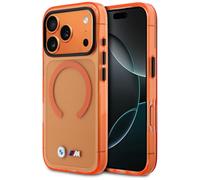 Custodia BMW M IML Metal Logos MagSafe per iPhone 17 Pro Max, arancione - Nouvo