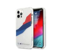 Custodia BMW Motorsport Tricolore Trasparente - iPhone 12 Pro Max