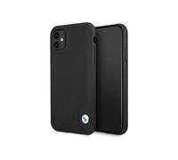 Custodia BMW per iPhone 11 / XR BMHCN61RCDPK, nero - Custodia rigida in pelle con marchio in rilievo