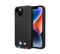 Bmw Custodia Per Telefono Bmhmp14m22ptdk Iphone 14 Plus15 Plus 6.7 Leather Stamp Tricol