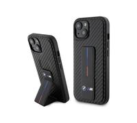 Custodia BMW per iPhone 15/14/13, trasparente - Grip Stand Smooth & Carbon