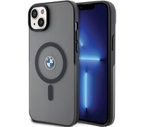 Custodia BMW Signature MagSafe per iPhone 14 Plus, nera