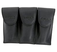 GEWA Custodia bocchini Crazy Horse per tromba - Nera - 3 bocchini