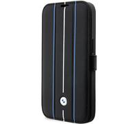 BMW BMBKP14L22RVSK - Custodia a libro per iPhone 14 Pro da 6,1", colore: Nero