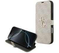 Custodia Guess Book 4G Metal Logo per iPhone 17 Pro Max rosa - Nouvo