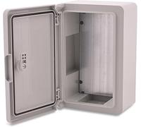 BOXEXPERT Custodia in plastica ABS, IP65, custodia a parete, custodia vuota, 300x200x130mm, grigio, custodia serie Fleet