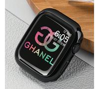Custodia Bumper Morbida con Cornice Protettiva Cava Compatibile con Apple Watch 40mm 41mm 42mm 44mm 45mm 46mm 49mm, TPU Oro Ultra-Sottile Assorbente degli Urti Anti-Graffio Anti-Collisione Protezione