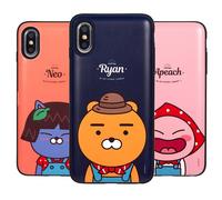 Custodia bumper originale Kakao Friends Farm Card iPhone 7/8 iPhone 7/8 Plus ...