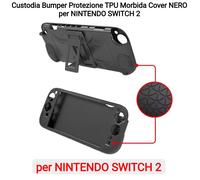 Custodia Bumper Protezione TPU Morbida Cover NERO per NINTENDO SWITCH 2