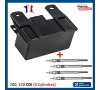 Custodia Candelette + 4 Candele per Mercedes Classe C 200 220 CDI W202 W203