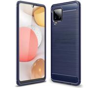 Custodia Carbon Shield TPU per Samsung Galaxy A42 5G - Mėlyna KP9509
