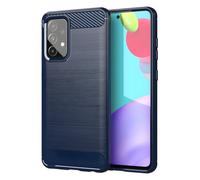 Custodia Carbon Shield TPU per Samsung Galaxy A52s 5G/Galaxy A52 5G/Galaxy A52 4G - Mėlyna KP9524