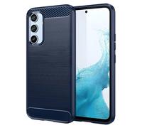 Custodia Carbon Shield TPU per Samsung Galaxy A54 - Tamsiai mėlyna