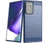 Custodia Carbon Shield TPU per Samsung Galaxy Note 20 Ultra - Mėlyna
