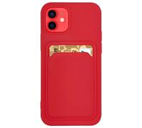 Custodia Card Case per Apple iPhone X/iPhone XS - Raudona