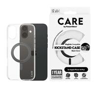 Custodia CARE by PanzerGlass con supporto integrato per iPhone 16 Plus 6.7" nero