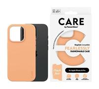 Custodia CARE by PanzerGlass Fashion per iPhone 16 Pro 6.3" color pesca/pesca co