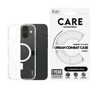 PanzerGlass CARE by PG White MagSafe iPhone16 6.7 custodia per cellulare Cover Trasparente Panzerglass